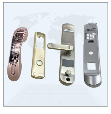 China Modern Multi Pattern Aluminum Key Lock Manufacturing Accessories Handle Silver Wholesale SR-SJ for sale