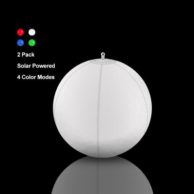 China Rechargeable Led Outdoor Garden Lawn Landscape Floor Ball Lamps RGB Led Illuminated Floating Pool Ball Light for sale