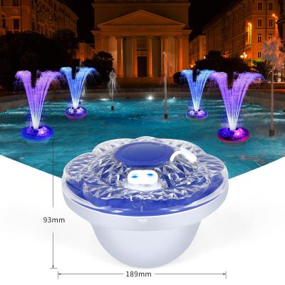 China IP68 Waterproof Outdoor Swimming Pool Landscape Pool Fountain with Color Changing Light for sale