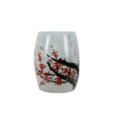 China Storage Luxury Hotel Living Room Decorative Chinese Ceramic Drum Stool for sale