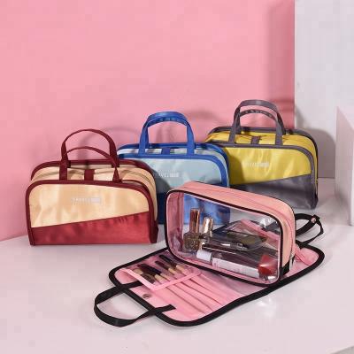 China Royalunion hot sale fashion polyester waterproof portable toilertry bag cosmetic bag for sale