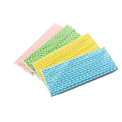 China Royalunion Modern Best Price Colorful 25pcs Set Biodegradable Paper Straw, Custom Straws A018819 for sale