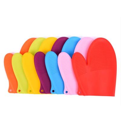 China Royalunion traditional silicone gloves cleaning mode, silicone heat resistant gloves RUJ05077 for sale