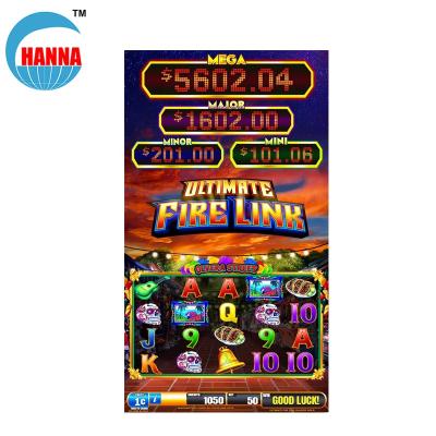 China Full Metal SHORE FIRE LINK Machine Software PCB /pog Game Panel 550 Touch Screen Ultimate Casino Jackpot Vertical Slot Machines for sale