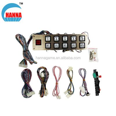 China WMS 550 metal GAME PANEL harness, buttons, metal panel keypad and wms 550 game panel kits for sale