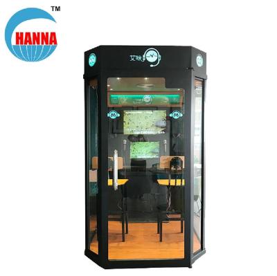 China FRP+steel factory price singing simulator game machine coin operated electronic jukebox karaoke system machine ktv karaoke booth mini juke for sale