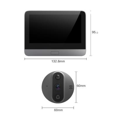 China R9 Smart Video 4.3 Inch WiFi Hole Visual Electronic Doorbell 557WD0079B for sale