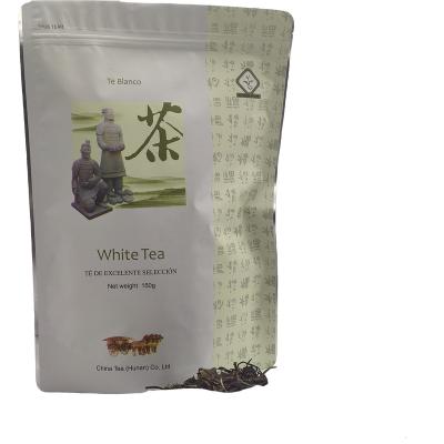 China Loose Tea HN10 wholesale factory price negotiable Chinese tea CHA  high quality stand bag 150g white tea for sale