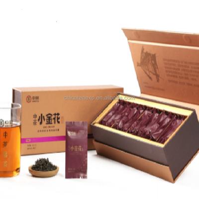 China Compressed tea HN16 wholesale factory price negotiable Chinese tea CHA Golden Flower Tea Mini Package DARK TEA for sale