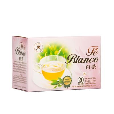 China Tea Bag FC05 factory price negotiable CHA Teabag tea bag WT919 40g chinese White Tea for sale