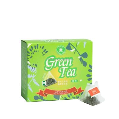 China Bagged Tea FC20 wholesale factory price negotiable cha Pyramid Teabag tea bag 40g GT056 chinese Green Tea for sale