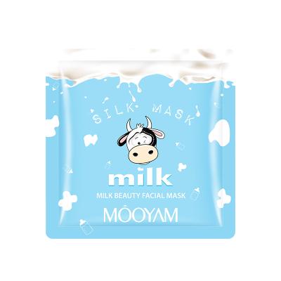 China Moisturizer Mascarillas Skin Care Moistuirizing Milk Face Mask Nourishing Beauty Firming Sheet Illuminating Facial Mask for sale