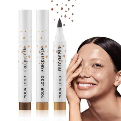 China Customized Logo Cosmetics Waterproof Freckle Pen Long Lasting Pen Waterproof Sweatproof Freckle Pen Makeup Natural Looking Long for sale