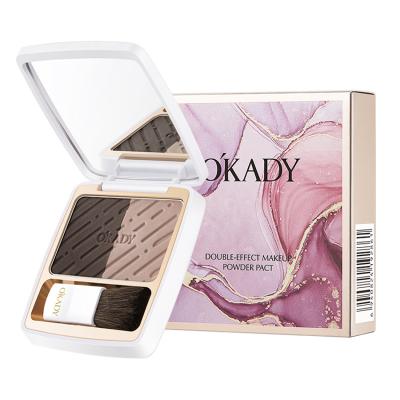 China Multi-Use Waterproof Face Body Multi-use Private Label Makeup Powder Bronzer Contouring Contouring Long Lasting Palette With Brush for sale