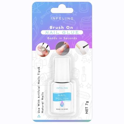 China Nail glue for acrylic nails - nail tip glue for nail repair, super strong long tip, glue for stone or broken nails YKG-JPJS-02 for sale