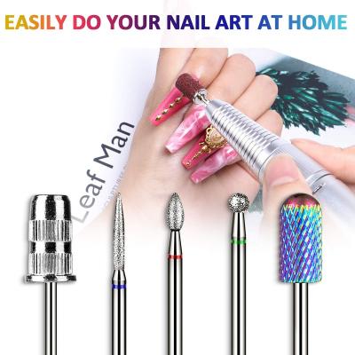 China Nail Drill Bit Set - Diamond Ejiubas 5PCS Tungsten Carbide Nail Drill Bit For Acrylic Nails With 6PCS Sanding Bands GL-DMT-05 for sale