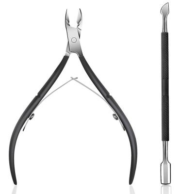 China Durable Professional Stainless Steel Cuticle Remover Nipper Cutter Pedicure Pedicure Manicure Tools Finger Cuticle Remover for Fingernai for sale