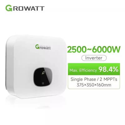 China Good price EU version Growatt 25KW on grid inverter three phase growatt min2500 telex on grid 375*350*158mm for sale