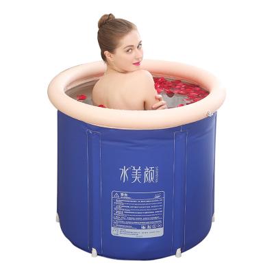 China HOT Sale SPA Tub PVC Free Foldable Tub Adult Deep Soaking Comfortable Room For 100kg People for sale