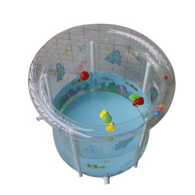 China Bathroom. 58*65cm Toilet Room 58*65cm Plastic Bucket Swimming Pool Foldable Baby Tub Banheira Inflavel For Baby Bath Cleaning for sale