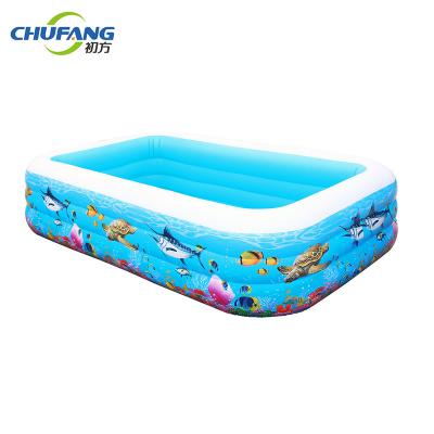 China Pvc PVC Inflatable Folding Outdoor Kids Pool for sale