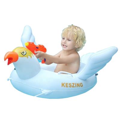 China Public Funny Swimming Pool Water Toys Inflatable Kids Eagle Shaped Pool Float Seat For Child for sale