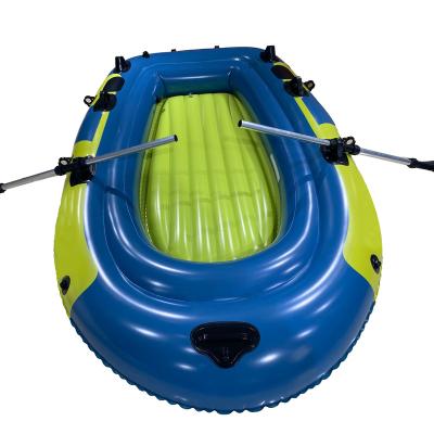 China Durable Custom Made Environmental Friendly PVC Air Portable Inflatable Boat Fishing Rowing Boat for sale