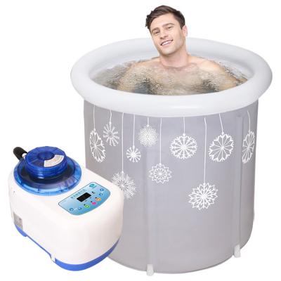 China Modern Household Sauna Steam Machine Personal Infrared Remote Control Portable Steam Generator for Bath for sale