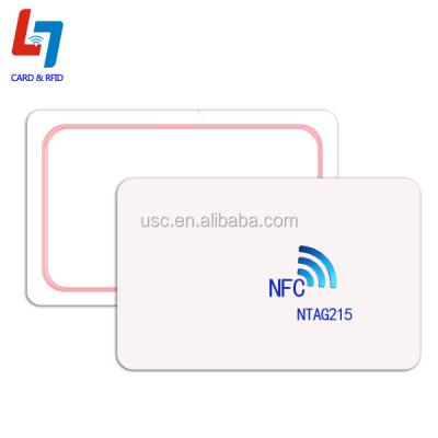 China Matte NTG 215 Printable Single Black Card White Matte NTG 215 Personalized Smart Business Card Waterproof / Waterproof for sale