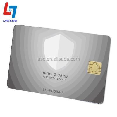 China Waterproof / waterproof rfid anti-theft signal blocking card nfc protection card blocker for sale