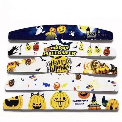 China Beauty Nail Salon 2021 New Design Halloween Day Nail Files 100/180 nail file custom logo for sale