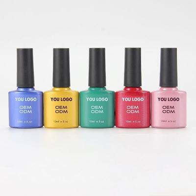 China Nail salon beautiful white bottle high quality UV color nail gel polish for sale