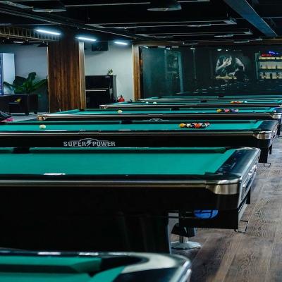 China Billiard movement America's most popular standard bore nine foot SLATE pool table offers billiards entertainment for sale