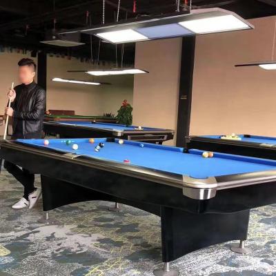 China Billiards indoor sport The best selling modern luxury standard bore nine foot pool table for sports billiards entertainment equipment for sale