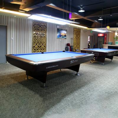 China Outdoor billiard game High quality custom professional standard inside diameter nine foot pool table for billiards club games for sale