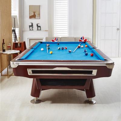 China Billiards indoor sport SuperPower Factory Direct sells high quality standard  nine foot pool tables for billiard sport for sale