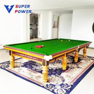 China Billiards game The best-selling popular design 12-foot snooker table for billiards entertainment for sale