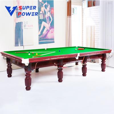 China Indoor billiards International Championship professional 12-foot snooker table Deluxe billiards for sale for sale