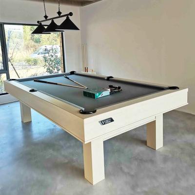 China Indoor entertainment Chinese factory direct sales pool table and restaurant two in one home office entertainment for sale