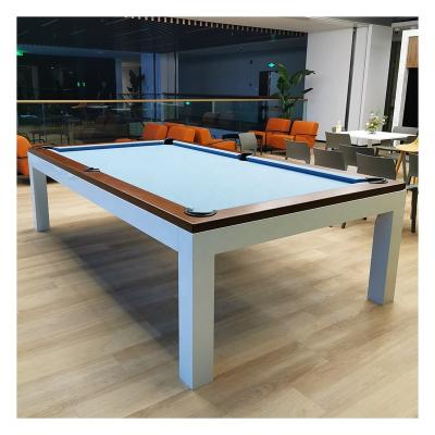 China Multi Functional Billiard Dining Room Solid Wood 8FT Billiard Dining Pool Table With Dining Top Cover for Home Use for sale