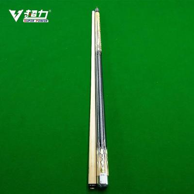 China 1pc customization Cheap price  pool cue  1/2 joint billiard cue White Ash snooker cue for sale