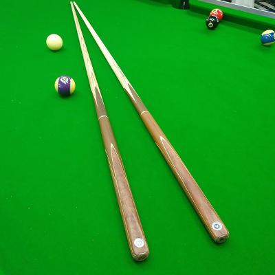 China Luxury Factory sales Cheap price  3/4 joint cue ash wood snooker cue 9mm tip  billiard cue for sale