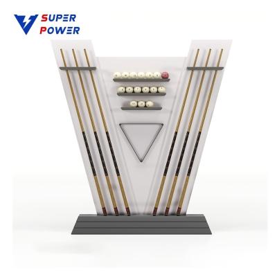 China Durable High quality Billiard Cue Stick Holder Multiple styles Customizable Billiards cue rack for sale