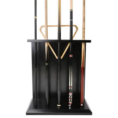 China PU High quality custom solid wood stand billiard pool cue rack for sale for sale