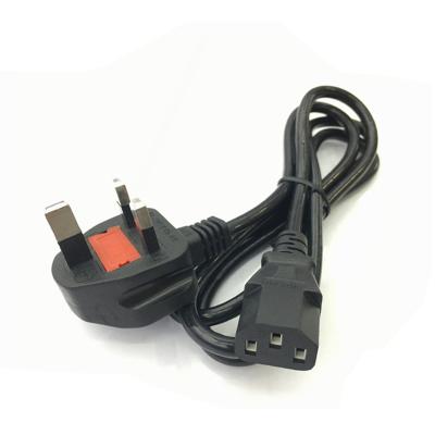 China Computer Laptop And Cables UK Power Cord Cable PC Laptop Monitor PC Power Cable for sale