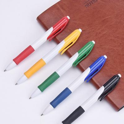 China 2022 promotional cheap promotional pen thin plastic ball pen with logo for sale