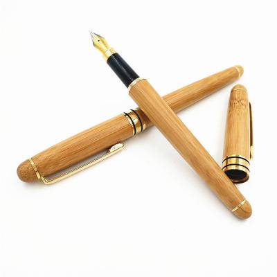 China Promotional Pen High Quality Bamboo Carved Pen With Box Set for sale