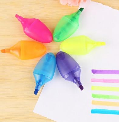 China Promotional Markers & Mini Highlighters Candy Shaped Highlighters Pens for sale