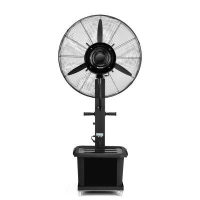 China 26 Inch Mist Air Conditioner Cooling Fan Wholesale Outdoor Industrial Portable Stand Holder Tank for sale