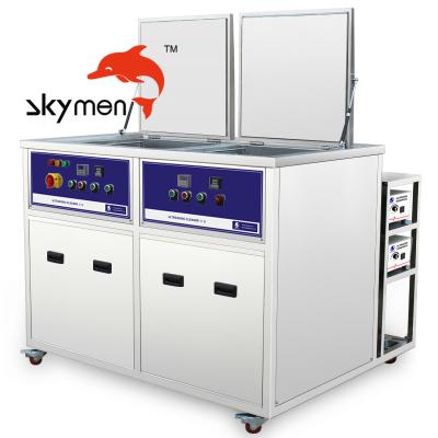 China 28/40KHz Industrial Ultrasonic Cleaner 1000L Large Dual Tanks 14400W For Boiler / Pump for sale